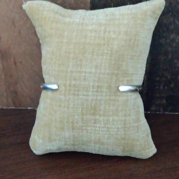 VT 925 Inscribed Silver Cuff Bracelet - Picture 2 of 6